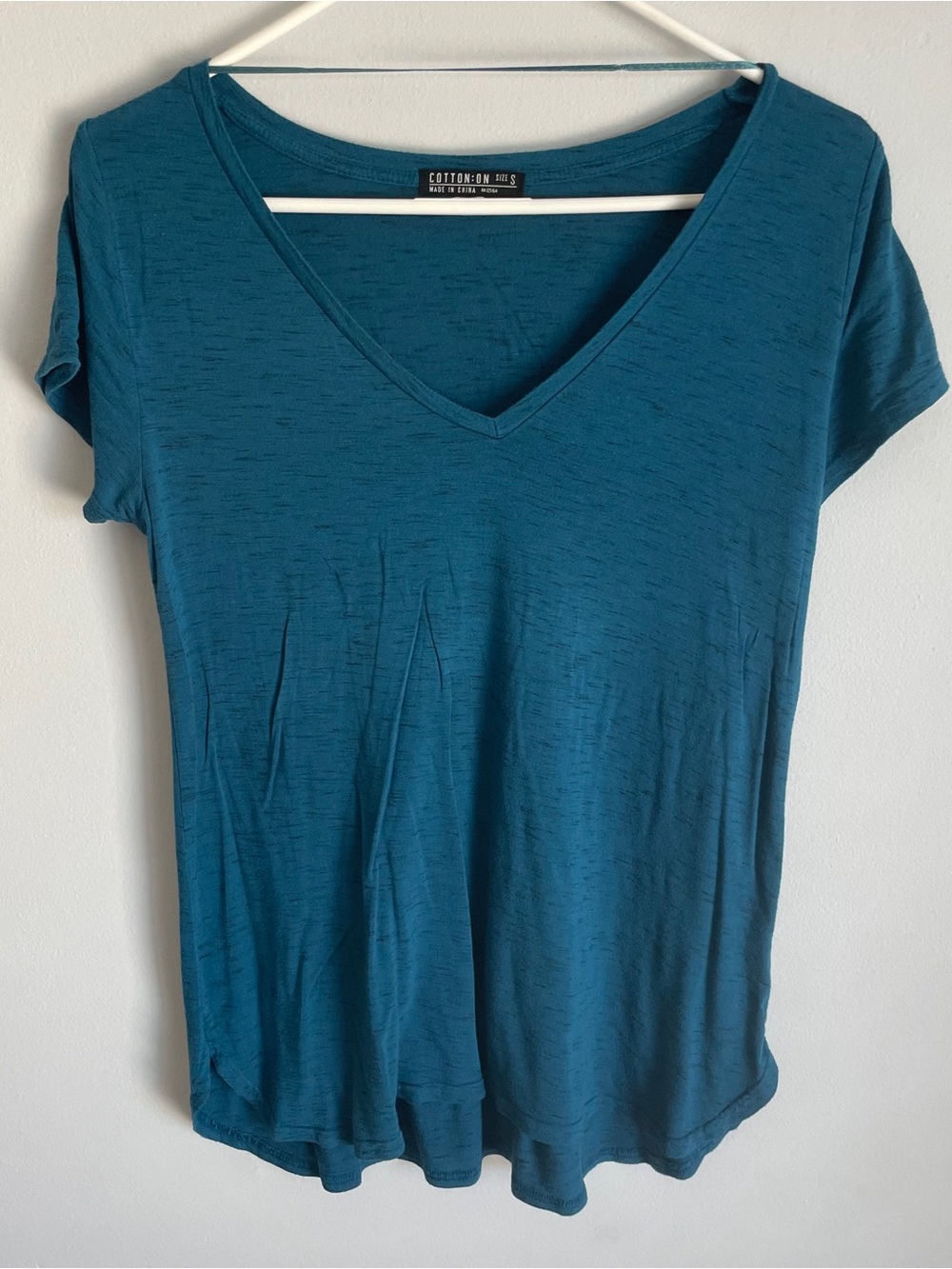 Cotton On Blue V-Neck Women's Tee